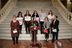 January 28, 2020: Senator Katie Muth  joins PennEnvironment at a Press Conference to releases the Trouble in the Air Report.