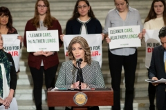 January 28, 2020: Senator Katie Muth  joins PennEnvironment at a Press Conference to releases the Trouble in the Air Report.