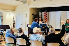 April 22, 2019: Senator Muth hosted coffee with Katie at Meadowood Senior Living Center in Worcester yesterday. She & the residents discussed issues such as what she’s been working on in Harrisburg, Real ID, & recent updates made to Voting Machines.