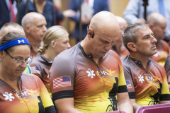 September 12, 2022: Sen. Muth joined more than 100 first responders, including 50 participants in the annual PA EMS Memorial Bike Ride, in the in the East Wing Rotunda today to mark EMS Memorial Day. Riders set out from Willow Grove on Sept. 10 for the three-day, 100 mile ride to the state Capitol, where they read the names of EMS providers who have made the ultimate sacrifice.