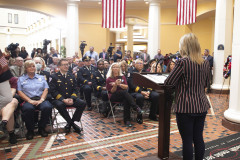 September 12, 2022: Sen. Muth joined more than 100 first responders, including 50 participants in the annual PA EMS Memorial Bike Ride, in the in the East Wing Rotunda today to mark EMS Memorial Day. Riders set out from Willow Grove on Sept. 10 for the three-day, 100 mile ride to the state Capitol, where they read the names of EMS providers who have made the ultimate sacrifice.