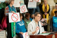 March 9, 2020: Senator Katie Muth joined PennFuture, Rep. Sara Innamorato and many activists to raise awareness to the harm of House Bill 1100 “Energize PA.”