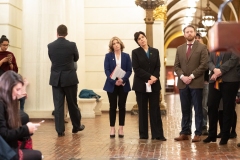 9 de marzo de 2020: La Senadora Katie Muth se unió a PennFuture, la Rep. Sara Innamorato y muchos activistas para concienciar sobre el daño de la House Bill 1100 "Energize PA."