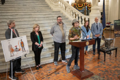 April 30, 2024 − State Sen. Katie Muth joined Physicians for Social Responsibility Pennsylvania, author Justin Nobel and several environmental advocacy groups, impacted residents and former industry workers at a press conference to discuss hazardous waste and worker safety in Pennsylvania. 