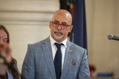 April 30, 2024 − State Sen. Katie Muth joined Physicians for Social Responsibility Pennsylvania, author Justin Nobel and several environmental advocacy groups, impacted residents and former industry workers at a press conference to discuss hazardous waste and worker safety in Pennsylvania. 