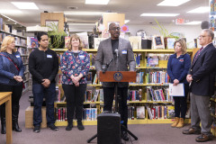 April 1, 2024: Sen. Muth joined local officials and volunteers for a groundbreaking ceremony at the Honey Brook Community Library in Honey Brook Township, Chester County.  With a $1.15 million state grant secured by Sen. Muth, the library will double its size and make upgrades to the current building including a new ventilation system, meeting spaces and restrooms. 