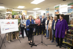 October 12, 2022 − State Sen. Katie Muth (D-Chester/Montgomery/Berks) today joined leaders from Honey Brook Community Library, the Chester County Library System, and local community members to announce a $1.14 million state grant for the much-needed expansion of the Honey Brook Community Library.