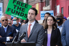 May 12, 2022: Senator Muth joins colleagues for a  “No More Excuses” education funding rally outside the more than century-old Francis Scott Key Elementary School in South Philadelphia today to demand Harrisburg use a record $8 billion revenue surplus to address school funding disparities.