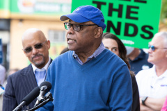 May 12, 2022: Senator Muth joins colleagues for a  “No More Excuses” education funding rally outside the more than century-old Francis Scott Key Elementary School in South Philadelphia today to demand Harrisburg use a record $8 billion revenue surplus to address school funding disparities.