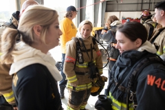 September 4, 2019: Senators get a taste of first responder training with the Pittsburgh firefighters.