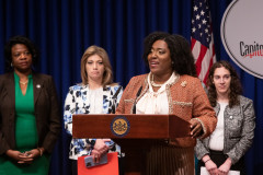 April 27, 2022 – In recognition of Sexual Assault Awareness Month, Pa. House Democratic Leader Joanna McClinton and state Sen. Katie Muth renewed their fight today to help bring justice and resources to sexual assault survivors.