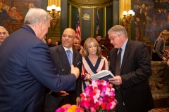 January 1, 2019: Senator Katie Muth is sworn into her first term in the Pennsylvania State Senate.