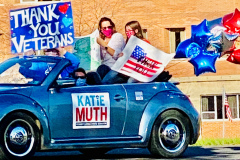 November 8, 2020: State Senator Katie Muth (D - Chester/Montgomery/Berks) served as the Grand Marshal of the community organized Veteran’s Day vehicle parade for residents at the Southeastern Veterans’ Center (SEVC) located in East Vincent Township, Chester County on Sunday, November 8th.