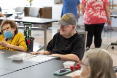 March 26, 2024: Senator Muth joined The Adjutant General Mark Schindler and Brigadier General (PA) Maureen Weigl, Deputy Adjutant General for Veterans Affairs, at the Southeastern Veterans Center (SEVC) in Chester County to host a bingo event for SEVC residents.