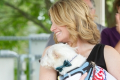 August 25, 2019: Senators Katie Muth and Andy Dinniman joined animal advocates in Upper Merion yesterday for a rally to promote passage of “Victoria’s Law” that would prohibit the sale of dogs or cats in pet shops in an attempt to close puppy mills in Pennsylvania.