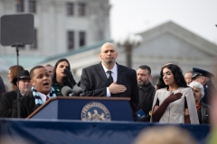 January 15, 2019 - Gov. Wolf and Lt. Gov. Fetterman are sworn into office in Harrisburg.