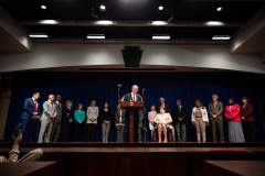 March 26, 2019: Senator Katie Muth joins fellow democrats today to introduce a package of legislation to curb workplace harassment.