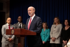 March 26, 2019: Senator Katie Muth joins fellow democrats today to introduce a package of legislation to curb workplace harassment.