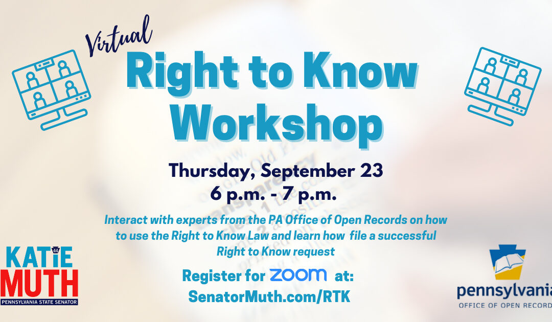 Right to Know Workshop