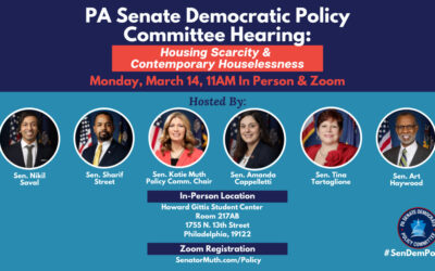 Senate Dems to Host Policy Hearing on Housing Scarcity and Houselessness