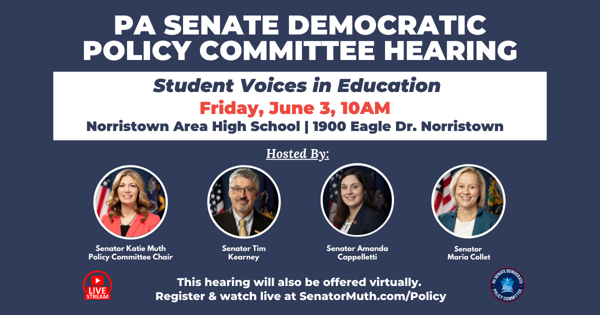 Policy Hearing - Student Voices in Education - June 3, 2022