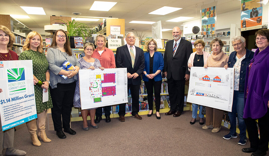 Sen. Muth Announces $1.14 Million Grant for Honey Brook Library Expansion   
