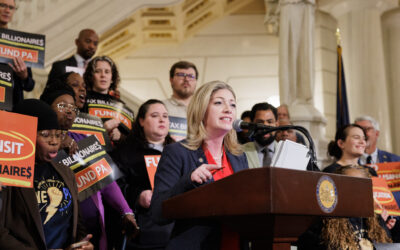 Sen. Muth Joins Legislators, Advocates at “Tax Billionaires, Fund PA” Press Conference
