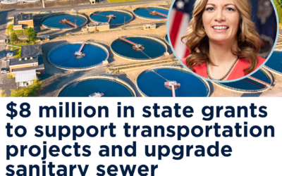 Sen. Muth Announces Nearly $8 Million in Grants to Upgrade Transportation, Sewer Infrastructure