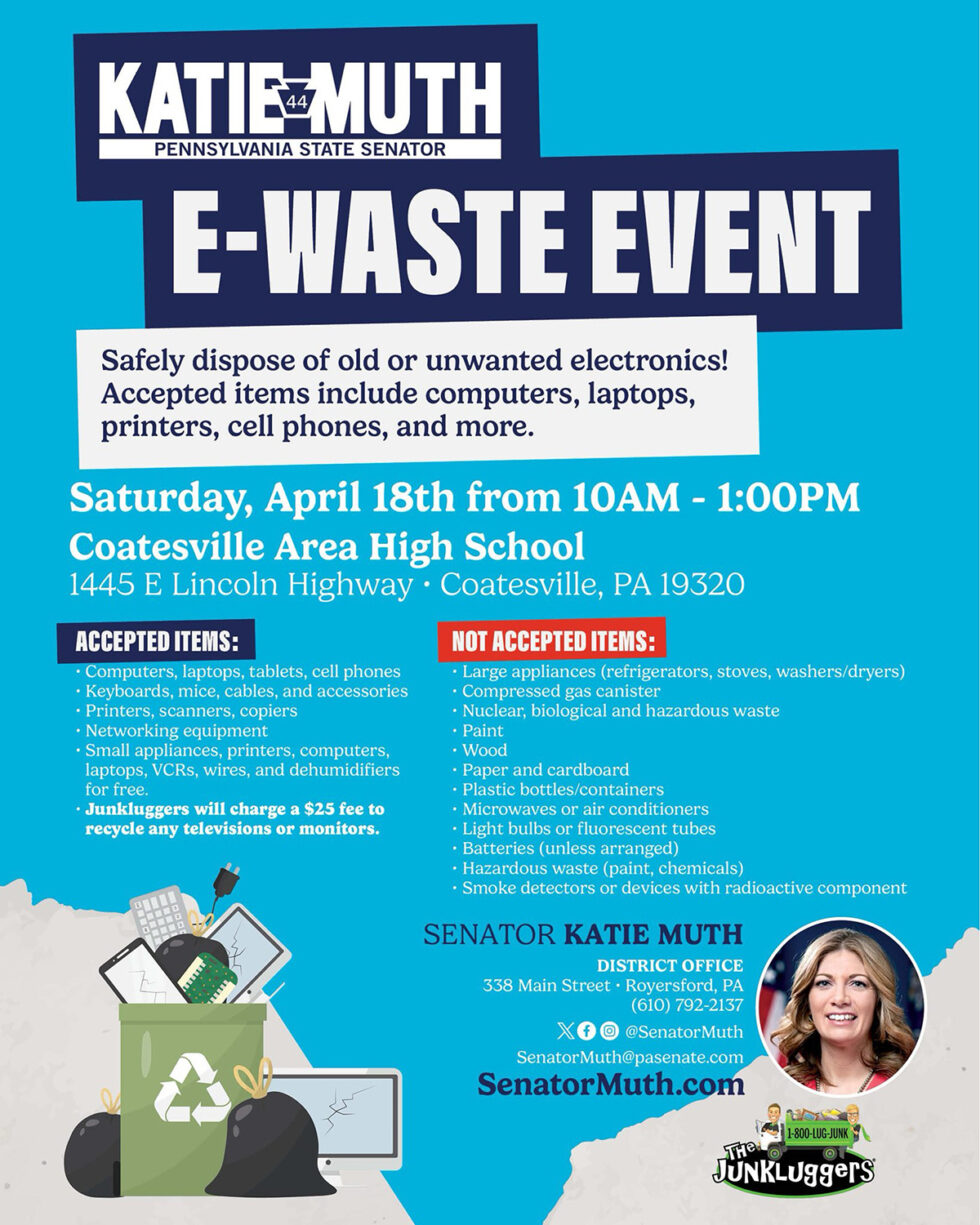 E-Waste Recycling Event - Senator Katie Muth