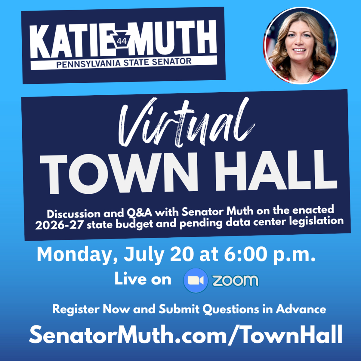 Virtual Town Hall - July 20, 2026